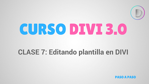 editando plantilla divi