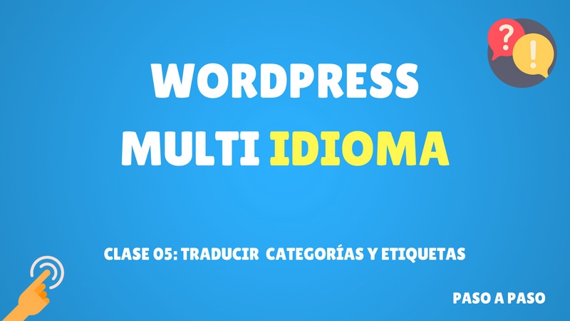 traducir categorias y etiquetas en wordpress