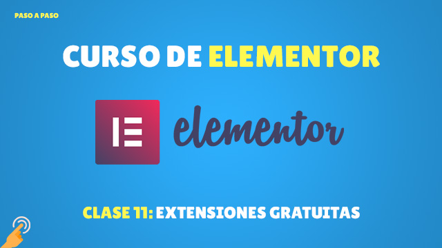 Curso de Elementor: extensiones gratuitas