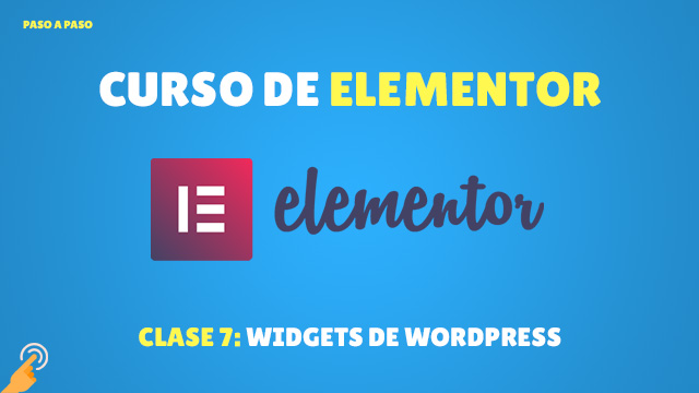 Curso de Elementor: widgets de wordpress
