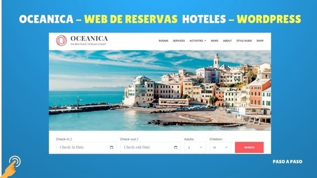 Web reservas hoteles WordPress