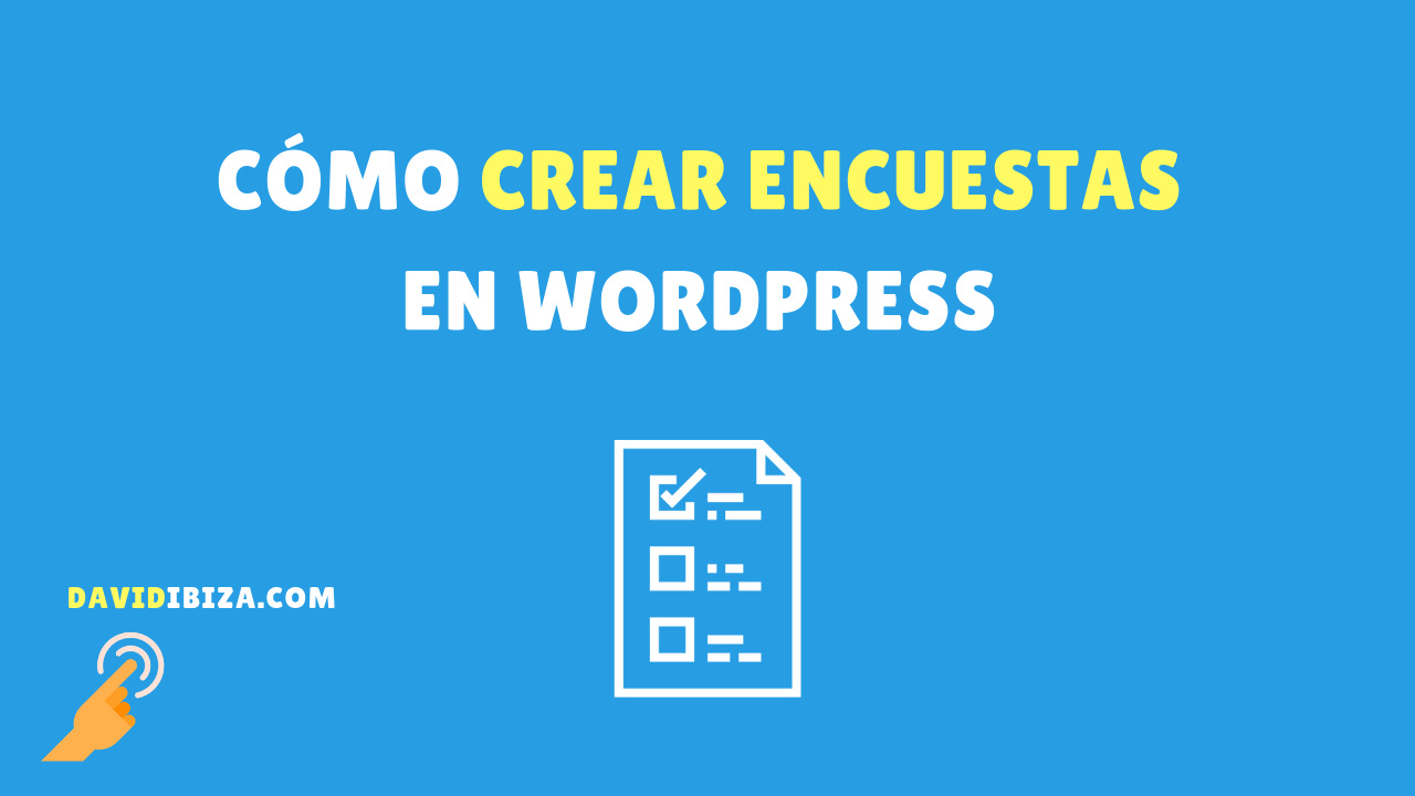 crear una encuesta en WordPress
