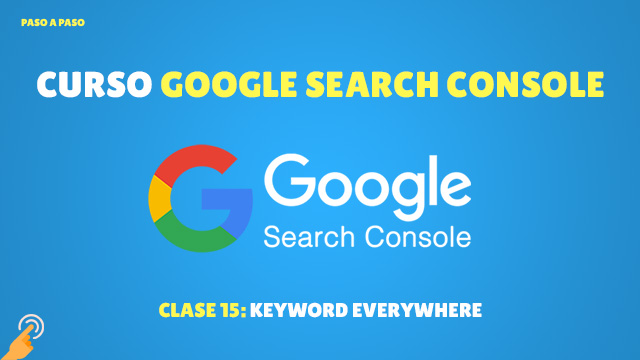 Curso de Search Console Keyword everywhere