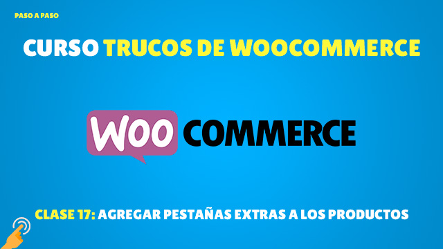 Agregar pestañas a los productos en WooCommerce