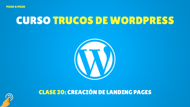 Crear Landing Page en tu sitio web